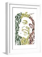 Bob Marley-Cristian Mielu-Framed Art Print