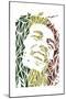 Bob Marley-Cristian Mielu-Mounted Premium Giclee Print