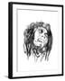 Bob Marley-Octavian Mielu-Framed Art Print