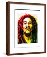 Bob Marley-Enrico Varrasso-Framed Art Print