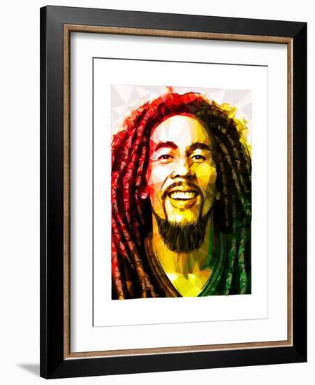 Bob Marley-Enrico Varrasso-Framed Art Print