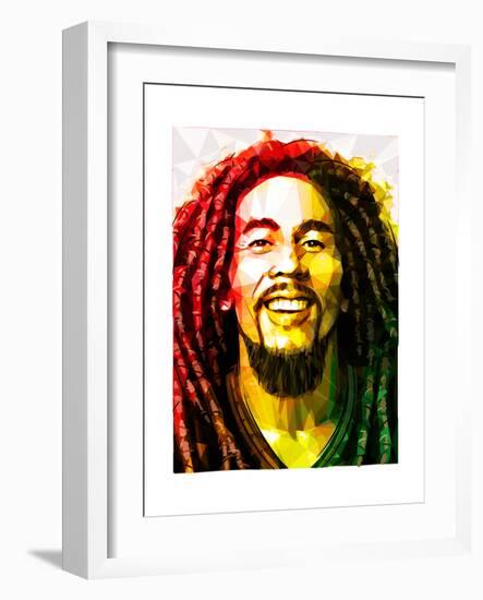 Bob Marley-Enrico Varrasso-Framed Art Print