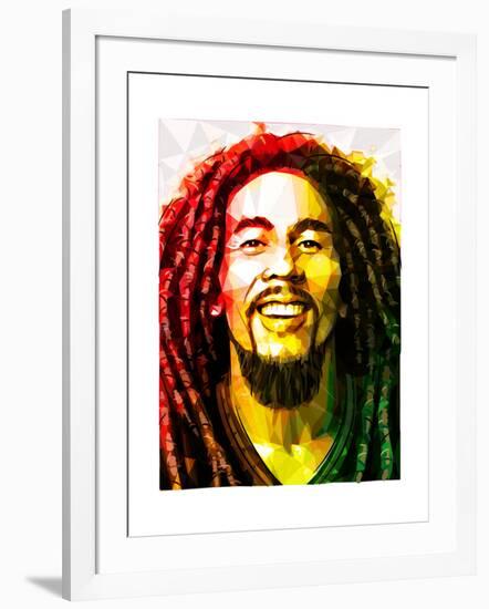 Bob Marley-Enrico Varrasso-Framed Art Print