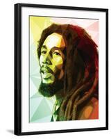 Bob Marley-Enrico Varrasso-Framed Art Print