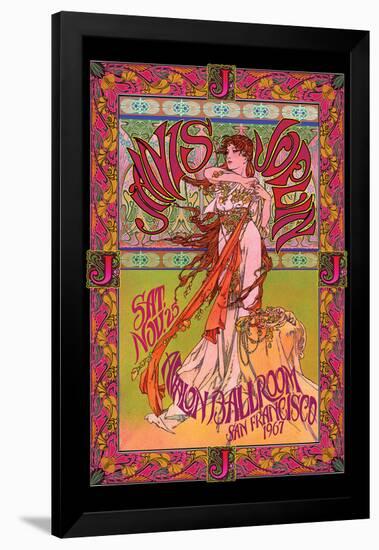 Bob Masse- Janis Joplin Avalon Ballroom Nov 1967-Bob Masse-Framed Poster