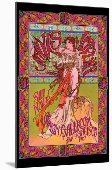 Bob Masse- Janis Joplin Avalon Ballroom Nov 1967-Bob Masse-Mounted Poster