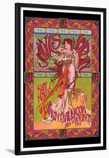 Bob Masse- Janis Joplin Avalon Ballroom Nov 1967-Bob Masse-Lamina Framed Poster