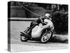 Bob Mcintyre on a Honda, Racing in the Isle of Man Junior Tt, 1961-null-Stretched Canvas