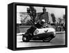 Bob Mcintyre on Gilera 500-4, 1957 Isle of Man Tourist Trophy race-null-Framed Stretched Canvas