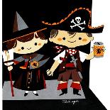 Halloween Friends - Jack & Jill-Bob Milnazik-Stretched Canvas