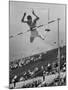 Bob Richards Competing in the High Jump at 1952 Olympics-Ralph Crane-Mounted Premium Photographic Print