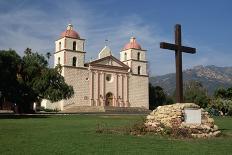 Mission Santa Barbara after 1996 Restoration-Bob Rowan-Photographic Print