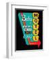 Bob's Motel in Black-JJ Brando-Framed Art Print