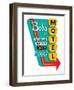 Bob's Motel-JJ Brando-Framed Art Print