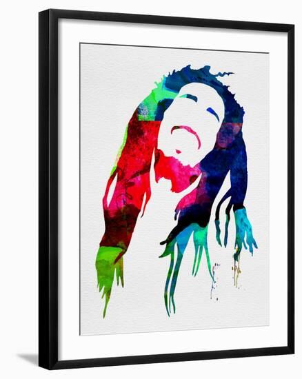 Bob Watercolor-Lora Feldman-Framed Art Print