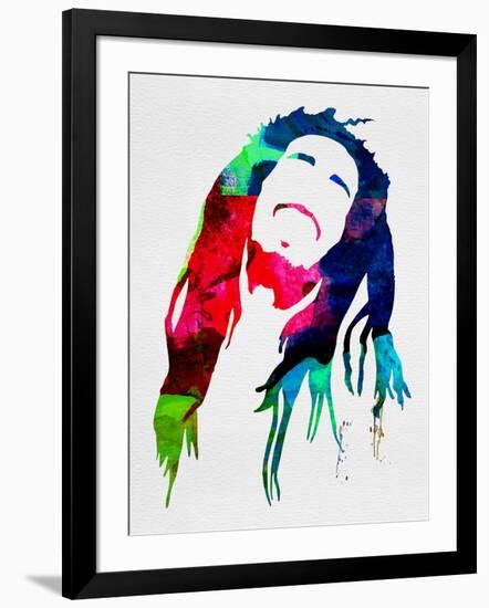 Bob Watercolor-Lora Feldman-Framed Art Print