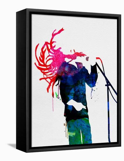 Bob Watercolor-Lora Feldman-Framed Stretched Canvas