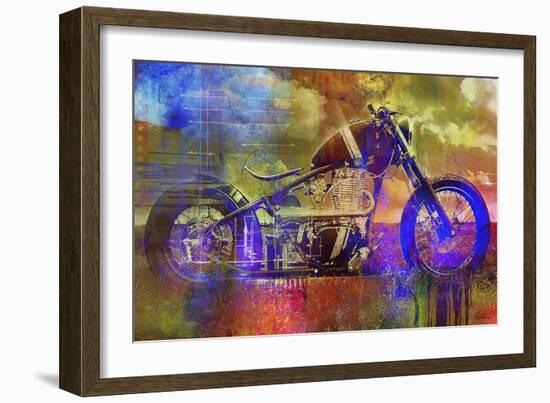 Bobber Moto-Greg Simanson-Framed Giclee Print
