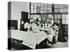 Bobbin Lace and Embroidery Class, Northern Polytechnic, London, 1907-null-Stretched Canvas
