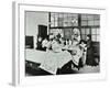 Bobbin Lace and Embroidery Class, Northern Polytechnic, London, 1907-null-Framed Photographic Print