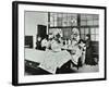 Bobbin Lace and Embroidery Class, Northern Polytechnic, London, 1907-null-Framed Photographic Print