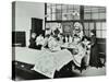 Bobbin Lace and Embroidery Class, Northern Polytechnic, London, 1907-null-Stretched Canvas