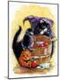 Bobbing For Apples Halloween-sylvia pimental-Mounted Art Print