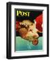 "Bobbing for Apples," Saturday Evening Post Cover, October 30, 1943-John Hyde Phillips-Framed Giclee Print