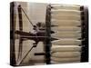 Bobbins with Machine-Spun Thread, Boott Cotton Mills, Lowell, Massachusetts-null-Stretched Canvas
