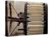 Bobbins with Machine-Spun Thread, Boott Cotton Mills, Lowell, Massachusetts-null-Stretched Canvas