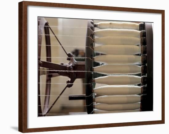 Bobbins with Machine-Spun Thread, Boott Cotton Mills, Lowell, Massachusetts-null-Framed Photographic Print