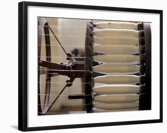 Bobbins with Machine-Spun Thread, Boott Cotton Mills, Lowell, Massachusetts-null-Framed Photographic Print