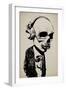 Bobblehead-Hidden Moves-Framed Art Print