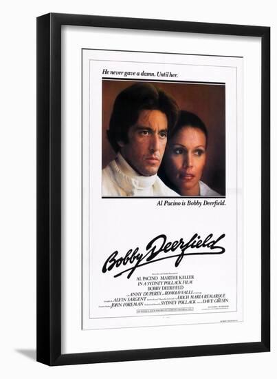 Bobby Deerfield, Al Pacino, Marthe Keller, 1977-null-Framed Art Print