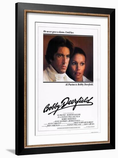 Bobby Deerfield, Al Pacino, Marthe Keller, 1977-null-Framed Art Print