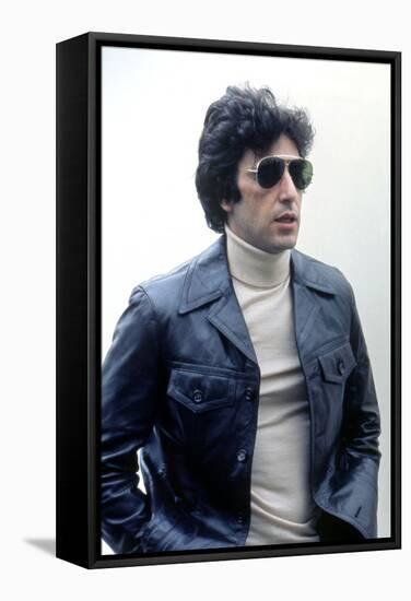 Bobby Deerfield by Sydney Pollack with Al Pacino, 1977 (photo)-null-Framed Stretched Canvas