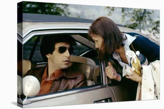 Bobby Deerfield by Sydney Pollack with Al Pacino, Marthe Keller, 1977 (photo)-null-Stretched Canvas