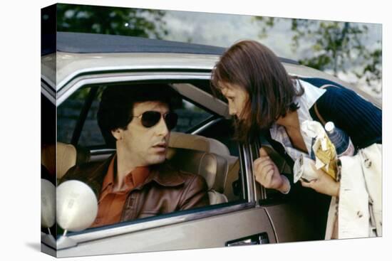 Bobby Deerfield by Sydney Pollack with Al Pacino, Marthe Keller, 1977 (photo)-null-Stretched Canvas