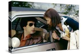 Bobby Deerfield by Sydney Pollack with Al Pacino, Marthe Keller, 1977 (photo)-null-Stretched Canvas