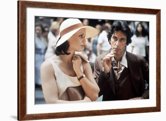 Bobby Deerfield by Sydney Pollack with Marthe Keller, Al Pacino, 1977 (photo)-null-Framed Photo