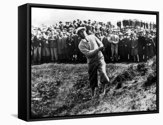 Bobby Jones at the British Amateur Golf Championship at St. Andrews, Scotland, June 1930-null-Framed Stretched Canvas