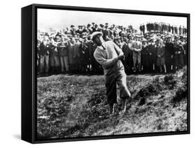 Bobby Jones at the British Amateur Golf Championship at St. Andrews, Scotland, June 1930-null-Framed Stretched Canvas