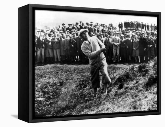 Bobby Jones at the British Amateur Golf Championship at St. Andrews, Scotland, June 1930-null-Framed Stretched Canvas