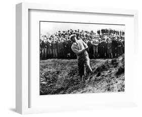 Bobby Jones at the British Amateur Golf Championship at St. Andrews, Scotland, June 1930-null-Framed Art Print