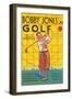 Bobby Jones Golf Magazine-null-Framed Art Print