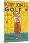 Bobby Jones Golf Magazine-null-Mounted Art Print