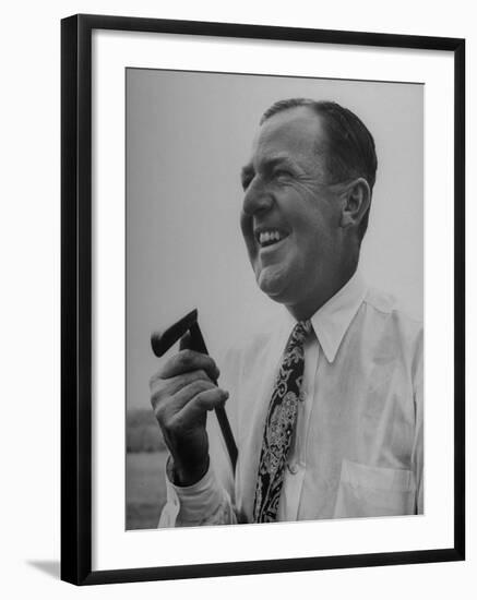 Bobby Locke Laughing During His Golf Game-Martha Holmes-Framed Premium Photographic Print