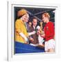 Bobby Moore Collecting the Football World Cup Trophy in 1966-John Keay-Framed Giclee Print