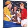 Bobby Moore Collecting the Football World Cup Trophy in 1966-John Keay-Mounted Giclee Print