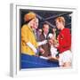 Bobby Moore Collecting the Football World Cup Trophy in 1966-John Keay-Framed Giclee Print